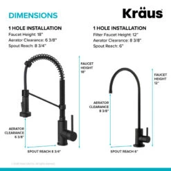 Purita Water Dispenser With Bolden Pulldown Kitchen Faucet, Matte Black 16 Purita Water Dispenser With Bolden Pulldown Kitchen Faucet, Matte Black -Whole House Kitchenware 26d15b8c0254a798 5648 w800 h800 b0 p0