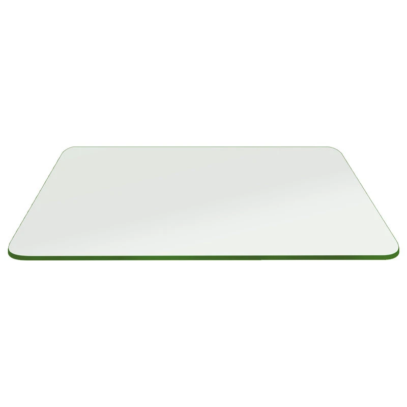 Rectangle Glass:30X60 Inch 1/2 Thick Flat Edge Tempered Radius Corner 3 Rectangle Glass:30X60 Inch 1/2 Thick Flat Edge Tempered Radius Corner