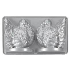 Nordic Ware Platinum Bakeware Turkey Dual Shapes Cake Pan