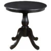 Bella 30" Round Pedestal Table, Antique Black -Whole House Kitchenware 29f1a02e0977d1ca 0161 w800 h800 b1 p0