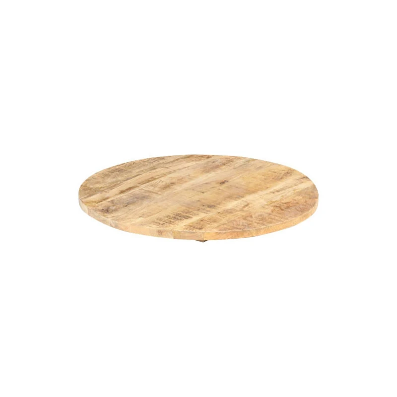 VidaXL Solid Mango Wood Table Top Ø15.7" Wooden Replacement Dining Table Top 9 VidaXL Solid Mango Wood Table Top Ø15.7" Wooden Replacement Dining Table Top - Image 7