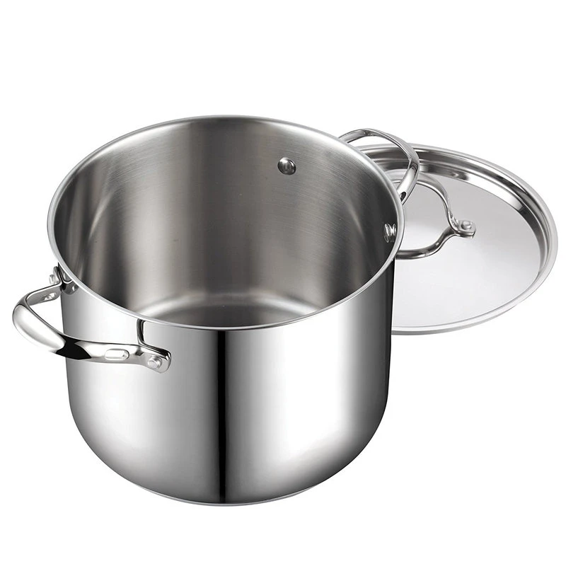 Cooks Standard Classic 8 Quart Stainless Steel Stockpot With Lid 4 Cooks Standard Classic 8 Quart Stainless Steel Stockpot With Lid - Image 2