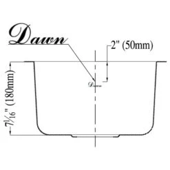 Dawn BS1215 14" Single Bowl Undermount 18 Gauge Stainless Steel Bar Sink -Whole House Kitchenware 2c41ca42065de682 5641 w800 h800 b1 p0