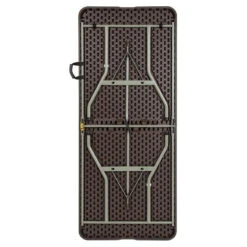 Flash Furniture 29"x71" Bi-Fold Rattan Plastic Folding Table, Brown 9 Flash Furniture 29"x71" Bi-Fold Rattan Plastic Folding Table, Brown -Whole House Kitchenware 2d618d7f0baadd81 3191 w800 h800 b1 p0