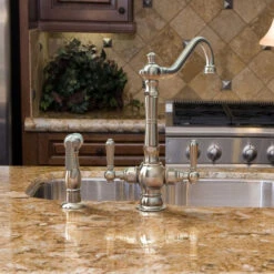 Americana Two Handle Kitchen Faucet, Pvd Brushed Nickel -Whole House Kitchenware 2da18b0c005cf99b 7540 w800 h800 b0 p0