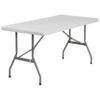 5-Foot Granite White Plastic Folding Table 2 5-Foot Granite White Plastic Folding Table -Whole House Kitchenware 2df1d21b0e58122e 6226 w800 h800 b1 p0