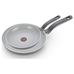 Initiatives Ceramic Black 8.5" And 10.5" Fry Pan Set