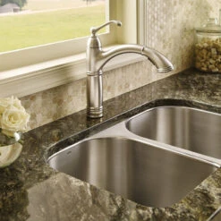 Moen Brantford 1-Handle High Arc Pullout Kitchen Faucet, Spot Resist Stainless -Whole House Kitchenware 2f9155220d80e6a8 7298 w800 h800 b0 p0