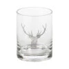 4.5" Tall Double Old Fashioned Glasses, Stag Head Design, Clear, Set Of 6 -Whole House Kitchenware 308146fe0b913ea9 9312 w800 h800 b1 p0