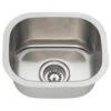 1512 Stainless Steel Bar Sink, 16-Gauge, Sink Only -Whole House Kitchenware 30a13d670c410796 4911 w800 h800 b1 p0