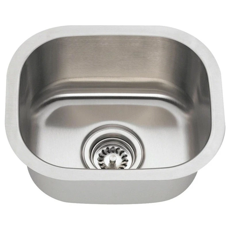 1512 Stainless Steel Bar Sink, 16-Gauge, Sink Only