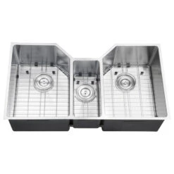 Ruvati RVH8500 Undermount 16 Gauge 35" Kitchen Sink Triple Bowl -Whole House Kitchenware 30c147910eb40e14 7295 w800 h800 b1 p0