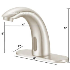 Lano Sensor Faucet In Brushed Nickel Finish, Add Hot And Cold Water -Whole House Kitchenware 3101ef06083576c6 2563 w800 h800 b1 p0