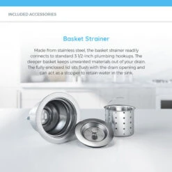 US1022 Double Bowl Stainless Steel Sink, Ensemble -Whole House Kitchenware 3391966f0c410798 5046 w800 h800 b0 p0 1 1