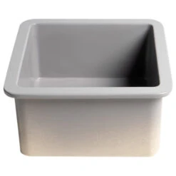 Gray Matte Square 18" X 18" Undermount / Drop In Fireclay Prep Sink -Whole House Kitchenware 34a1aa5601d4e878 8288 w800 h800 b1 p0