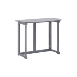 VidaXL Solid Wood Acacia Folding Balcony Table Wooden Outdoor Folding Kitchen