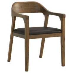 Rasmus 7-Piece Dining Set, Chestnut Wire-Brush, 2 Side Chairs/4 Arm Chairs -Whole House Kitchenware 37717ded02eaf222 8050 w800 h800 b1 p0