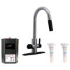 HotMaster 4, 1 Instant Hot Kitchen Faucet With Tank, SS/Black -Whole House Kitchenware 3791af1503361389 7662 w800 h800 b1 p0