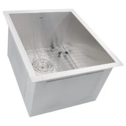 Nantucket Sinks 15" Pro Series Zero Radius Undermount Stainless Bar/Prep Sink -Whole House Kitchenware 3891fea10d4b2c0c 4077 w800 h800 b1 p0