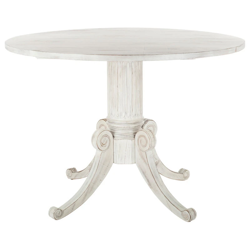 Safavieh Forest Drop Leaf Dining Table, Antique White 3 Safavieh Forest Drop Leaf Dining Table, Antique White