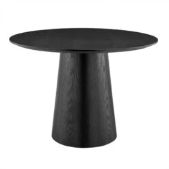 The Garrett Dining Table, 53", Black, Contemporary, Round -Whole House Kitchenware 39e1a4a501848fc3 9616 w800 h800 b1 p0