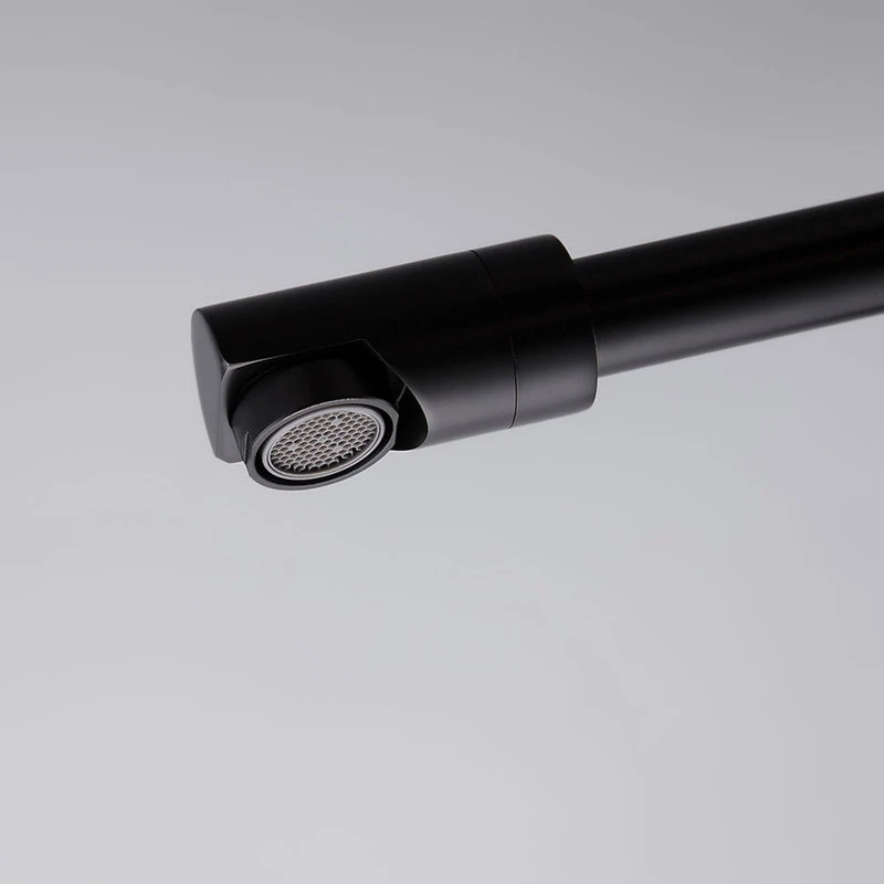 Retractable Wall-mounted Pot Filler Matte Black Kitchen Faucet With Spray 10 Retractable Wall-mounted Pot Filler Matte Black Kitchen Faucet With Spray - Image 8