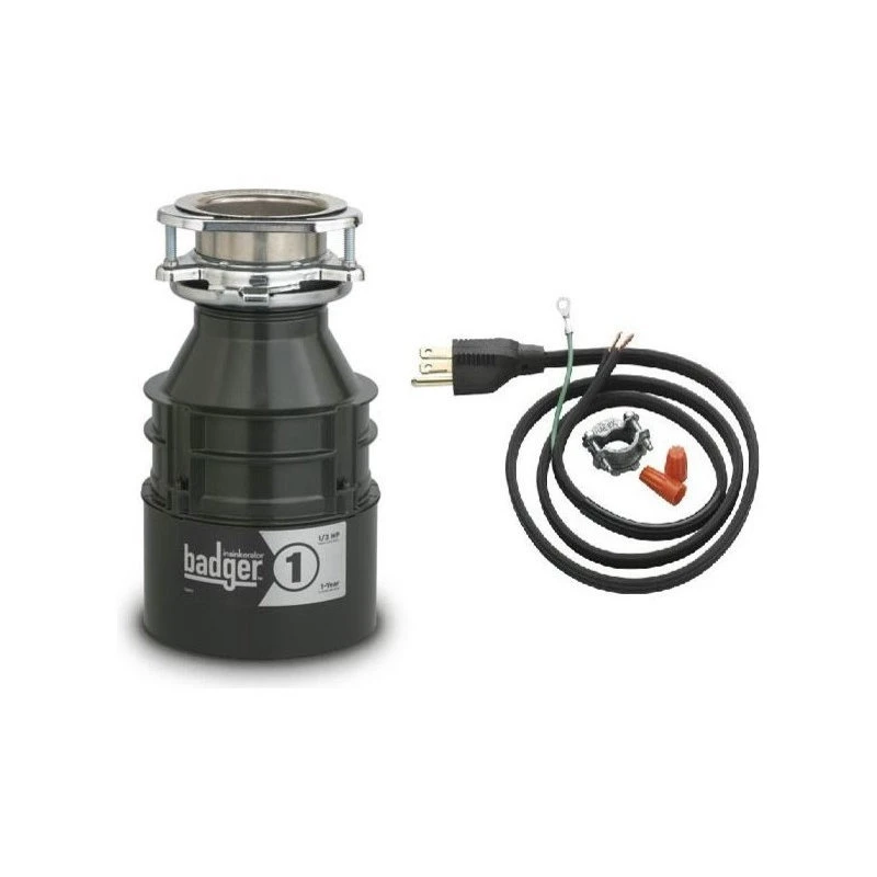 Insinkerator Badger-1 1/3 Hp Disposer With Cord 4 Insinkerator Badger-1 1/3 Hp Disposer With Cord - Image 2