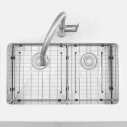 32" X 18" Stainless Steel Double Basin Low Divider Undermount Kitchen Sink 24 32" X 18" Stainless Steel Double Basin Low Divider Undermount Kitchen Sink -Whole House Kitchenware 3b31afc80e97100a 0421 w800 h800 b0 p0