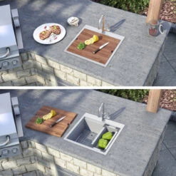 21-inch RV Workstation Drop-in Sink 16 Gauge Stainless Steel - RVH8221 -Whole House Kitchenware 3bb1017c00f5d0a1 2787 w800 h800 b0 p0