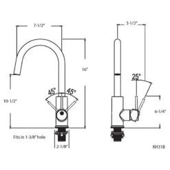 HotMaster 4, 1 Instant Hot Kitchen Faucet With Tank, SS/Black -Whole House Kitchenware 3c11efc80336138c 7384 w800 h800 b1 p0