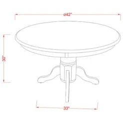 East West Furniture Shelton Wood 3-Piece Dining Set In Black Finish SHCL3-BLK-C -Whole House Kitchenware 40a148ca00c1ded0 2809 w800 h800 b1 p0