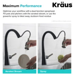 Nolen 2-Function Pull-Down 1-Handle 1-Hole Kitchen Faucet Spot Free Stainless MB -Whole House Kitchenware 40d1091700e5e956 5989 w800 h800 b1 p0