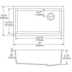 ELGU13322GS0 Quartz Classic 33" X 18-3/4" X 9-1/2", Undermount Sink, Greystone 17 ELGU13322GS0 Quartz Classic 33" X 18-3/4" X 9-1/2", Undermount Sink, Greystone -Whole House Kitchenware 414179c70e601a1c 1254 w800 h800 b1 p0