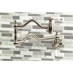 Kingston Brass KS2108PL Heritage Wall Mount Pot Filler, Brushed Nickel 9 Kingston Brass KS2108PL Heritage Wall Mount Pot Filler, Brushed Nickel -Whole House Kitchenware 41a11af0013a5777 0391 w800 h800 b0 p0