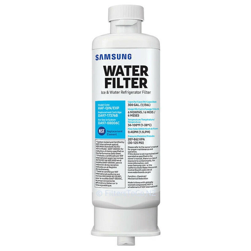 1 Pack Fits Samsung DA97-17376B HAF-QIN Refrigerator Water Filter DA97-08006C 4 1 Pack Fits Samsung DA97-17376B HAF-QIN Refrigerator Water Filter DA97-08006C - Image 2