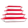 4 Glass Bakeware Containers Red -Whole House Kitchenware 473155bb01c4d293 8448 w800 h800 b1 p0