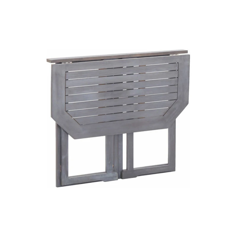 VidaXL Solid Wood Acacia Folding Balcony Table Wooden Outdoor Folding Kitchen 7 VidaXL Solid Wood Acacia Folding Balcony Table Wooden Outdoor Folding Kitchen - Image 5