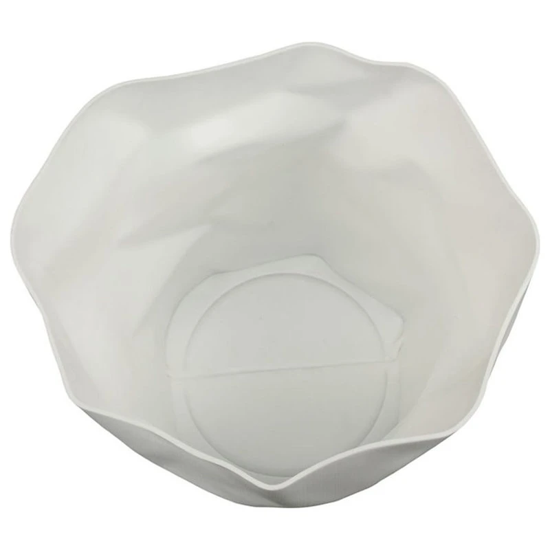 Modway Lava Plastic Trash Can In White 5 Modway Lava Plastic Trash Can In White - Image 3