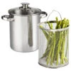 Cook N Home 4 Quart Vegetable Steamer Pot, Stainless Steel -Whole House Kitchenware 4b41180409230cb7 2782 w800 h800 b1 p0