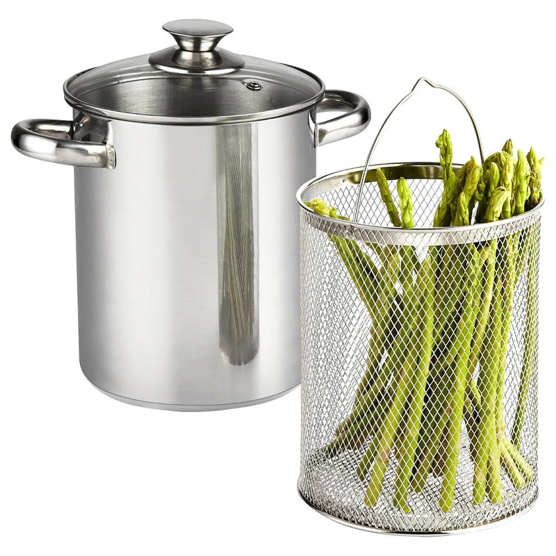 Cook N Home 4 Quart Vegetable Steamer Pot, Stainless Steel 3 Cook N Home 4 Quart Vegetable Steamer Pot, Stainless Steel