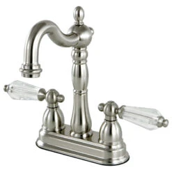 Kingston Brass KB149WLL Wilshire Centerset Bar Faucet - Satin Nickel