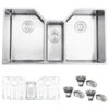 Ruvati RVH8500 Undermount 16 Gauge 35" Kitchen Sink Triple Bowl -Whole House Kitchenware 4bc16ed70eb40e0c 7295 w800 h800 b1 p0