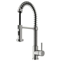 VIGO Edison Pull-Down Kitchen Faucet, Stainless Steel