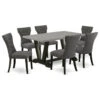 7-Piece Small Table Set, 6 Parsons Chair And Table Solid Wood -Whole House Kitchenware 4c61699b00ba4afd 8682 w800 h800 b1 p0