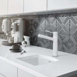 Blanco 440205 Granite Bar Kitchen Sink, White -Whole House Kitchenware 4d81f02a0fb6a6d7 9649 w800 h800 b0 p0