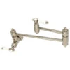 Kingston Brass Wall Mount Pot Filler Kitchen Faucet, Polished Nickel