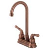 Kingston Brass KB496 Magellan Two-Handle 4" Centerset Bar Faucet, Antique Copper 1 Kingston Brass KB496 Magellan Two-Handle 4" Centerset Bar Faucet, Antique Copper -Whole House Kitchenware 4f213e53013a55f1 0101 w800 h800 b1 p0