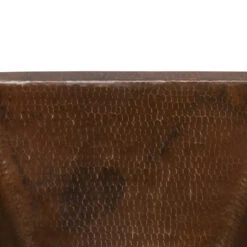 Premier Copper Products 15" Square Hammered Copper Bar/Prep Sink With 2" Drain Size, 3.5" -Whole House Kitchenware 4f51d2c500774cba 8186 w800 h800 b0 p0