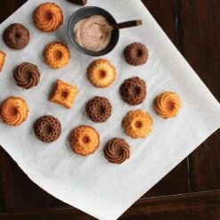 Nordic Ware Gold Cast Aluminum 1.2 Cup Bundt Charms Baking Pan -Whole House Kitchenware 518145640a8d051d 4384 w800 h800 b0 p0