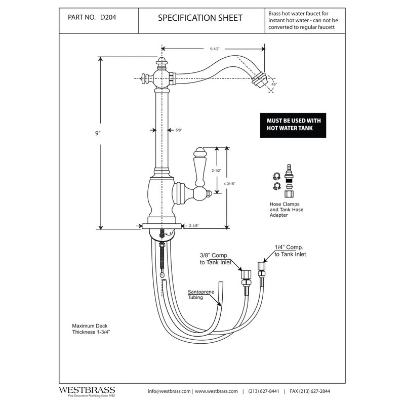 CO150 Instant Hot Water Dispenser, Digital Tank, Oil Rubbed Bronze 5 CO150 Instant Hot Water Dispenser, Digital Tank, Oil Rubbed Bronze - Image 3